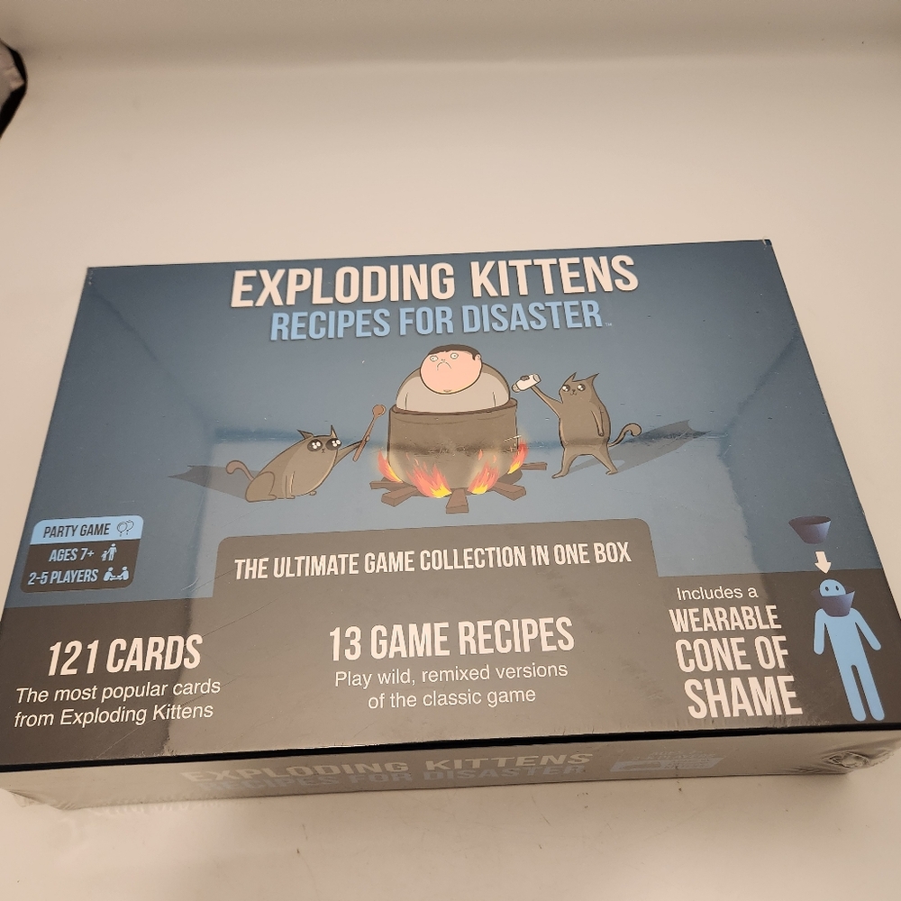 Exploding Kittens Recipes For Disaster Ultimate Game Collection In One Box - NEW